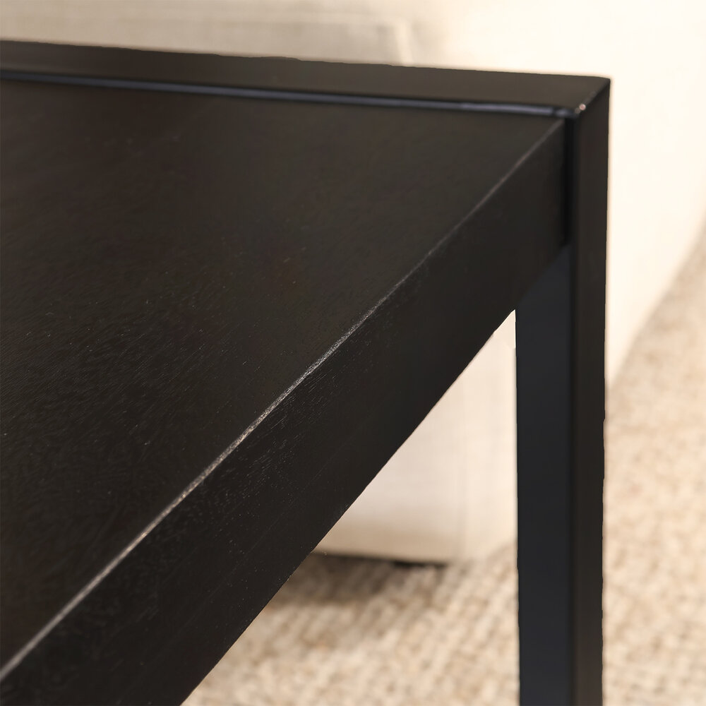 Salontafel 100cm Lotus mangohout zwart Salontafel 100cm Lotus mangohout zwart