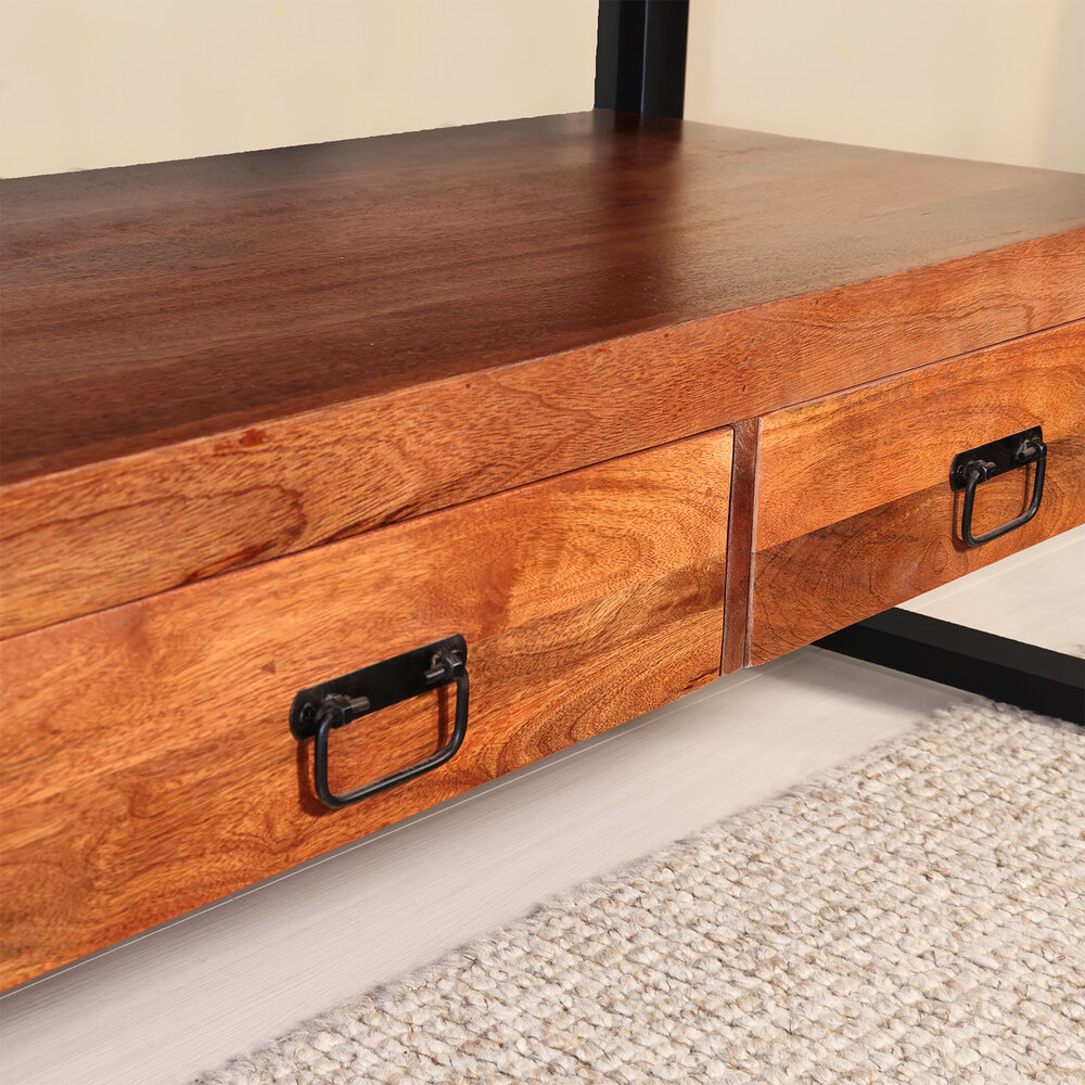 Tv meubel 150cm Linde mangohout bruin Tv meubel 150cm Linde mangohout bruin