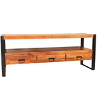 Tv meubel bruin mangohout 150cm Linde