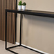 Lizzely Garden & Living Bijzettafel mangohout Osso 150cm zwart Lizzely Garden & Living Bijzettafel mangohout Osso 150cm zwart