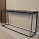 Lizzely Garden & Living Bijzettafel mangohout Osso 150cm zwart Lizzely Garden & Living Bijzettafel mangohout Osso 150cm zwart