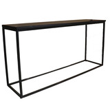 Lizzely Garden & Living Bijzettafel 150cm mangohout zwart Osso Lizzely Garden & Living Bijzettafel 150cm mangohout zwart Osso