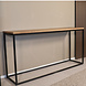Lizzely Garden & Living Bijzettafel mangohout Osso 150cm lichtbruin Lizzely Garden & Living Bijzettafel mangohout Osso 150cm lichtbruin