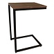 Lizzely Garden & Living Bijzettafel Industrieel Jerry 55cm mangohout walnoot Lizzely Garden & Living Bijzettafel Industrieel Jerry 55cm mangohout walnoot