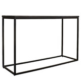 Lizzely Garden & Living Bijzettafel 120cm mangohout zwart Osso Lizzely Garden & Living Bijzettafel 120cm mangohout zwart Osso