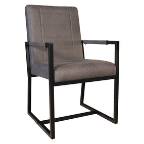 Lizzely Garden & Living Eetkamerstoel antraciet microvezel Forest Lizzely Garden & Living Eetkamerstoel antraciet microvezel Forest