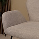 Lizzely Garden & Living Eetkamerstoel Miley geweven stof lichtgrijs Lizzely Garden & Living Eetkamerstoel Miley geweven stof lichtgrijs