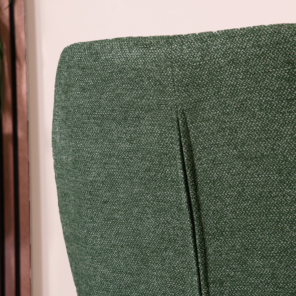 Eetkamerstoel Miley geweven stof donkergroen Eetkamerstoel Miley geweven stof donkergroen