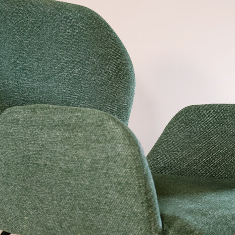 Lizzely Garden & Living Eetkamerstoel Miley geweven stof donkergroen Lizzely Garden & Living Eetkamerstoel Miley geweven stof donkergroen