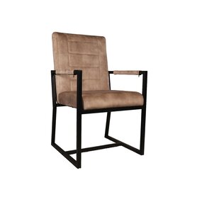 Lizzely Garden & Living Eetkamerstoel beige velvet Forest Lizzely Garden & Living Eetkamerstoel beige velvet Forest