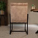 Lizzely Garden & Living Eetkamerstoel beige velvet Forest Lizzely Garden & Living Eetkamerstoel beige velvet Forest