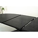 Lizzely Garden & Living Uitschuifbare eettafel ovaal 180-240cm Liam zwart MDF eetkamer tafel
