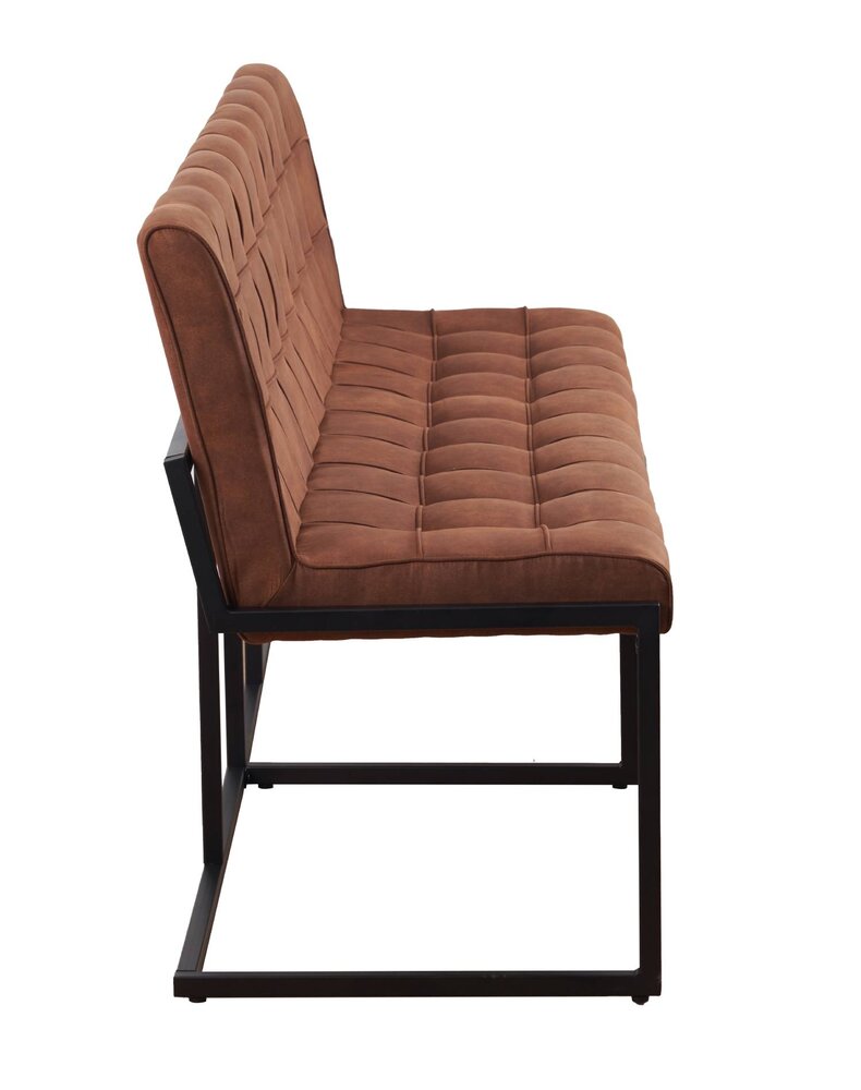 Eetkamerbank Vito 200cm cognac microvezel eetbank Eetkamerbank Vito 200cm cognac microvezel eetbank