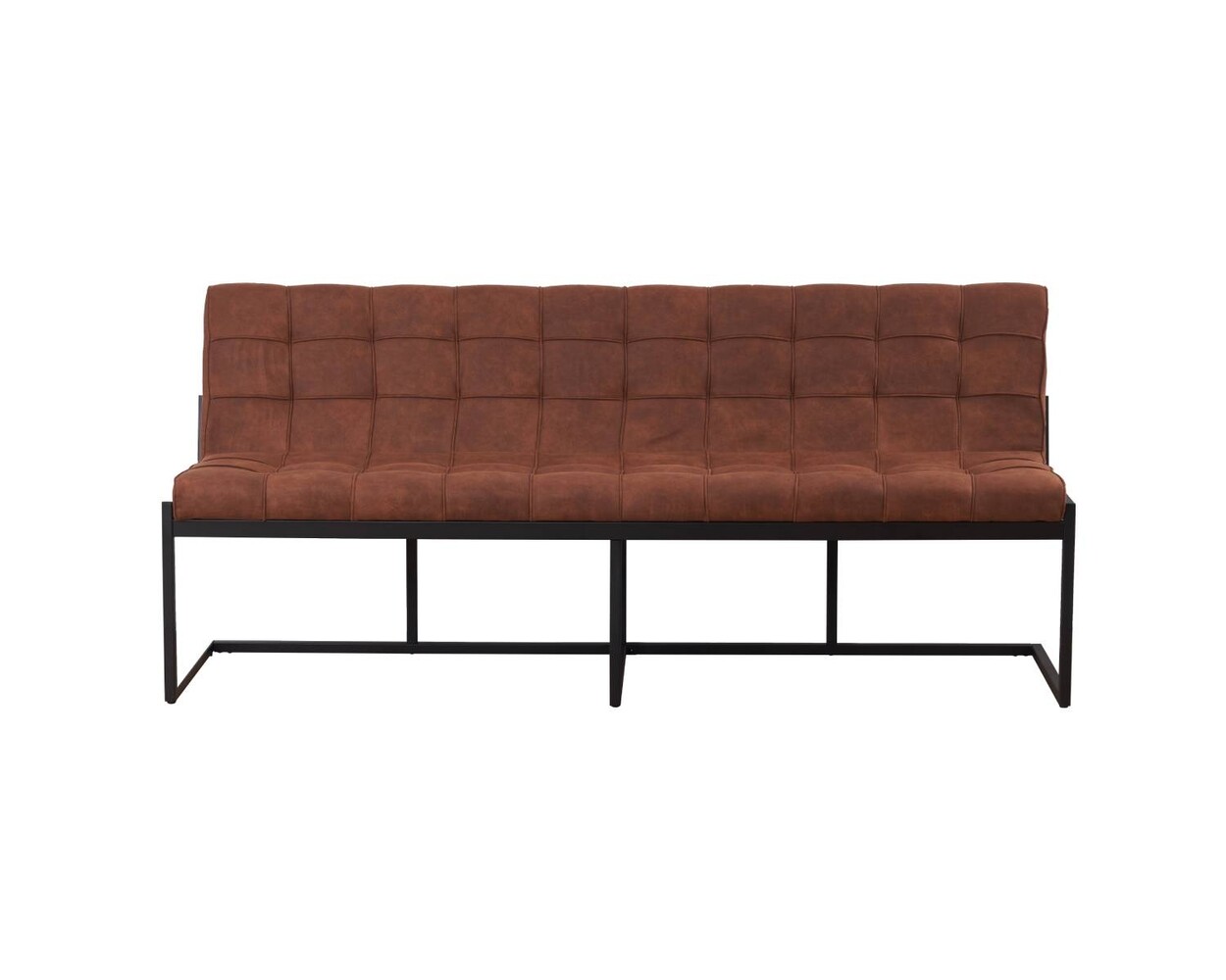Eetkamerbank Vito 200cm cognac microvezel eetbank Eetkamerbank Vito 200cm cognac microvezel eetbank