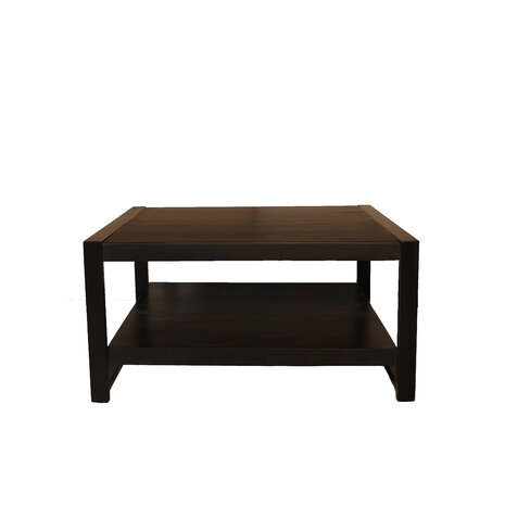 Lizzely Garden & Living Salontafel 90cm Violet mangohout zwart Lizzely Garden & Living Salontafel 90cm Violet mangohout zwart