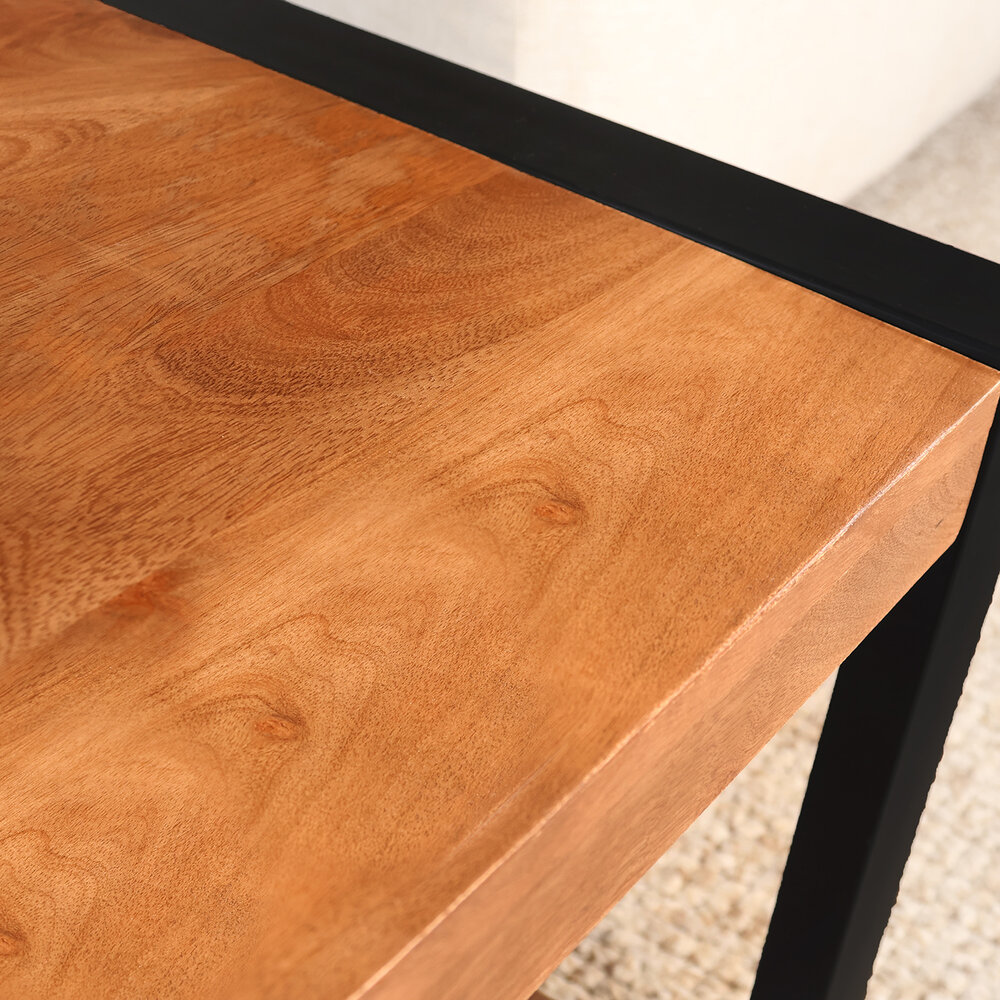 Salontafel 90cm Violet mangohout walnoot Salontafel 90cm Violet mangohout walnoot