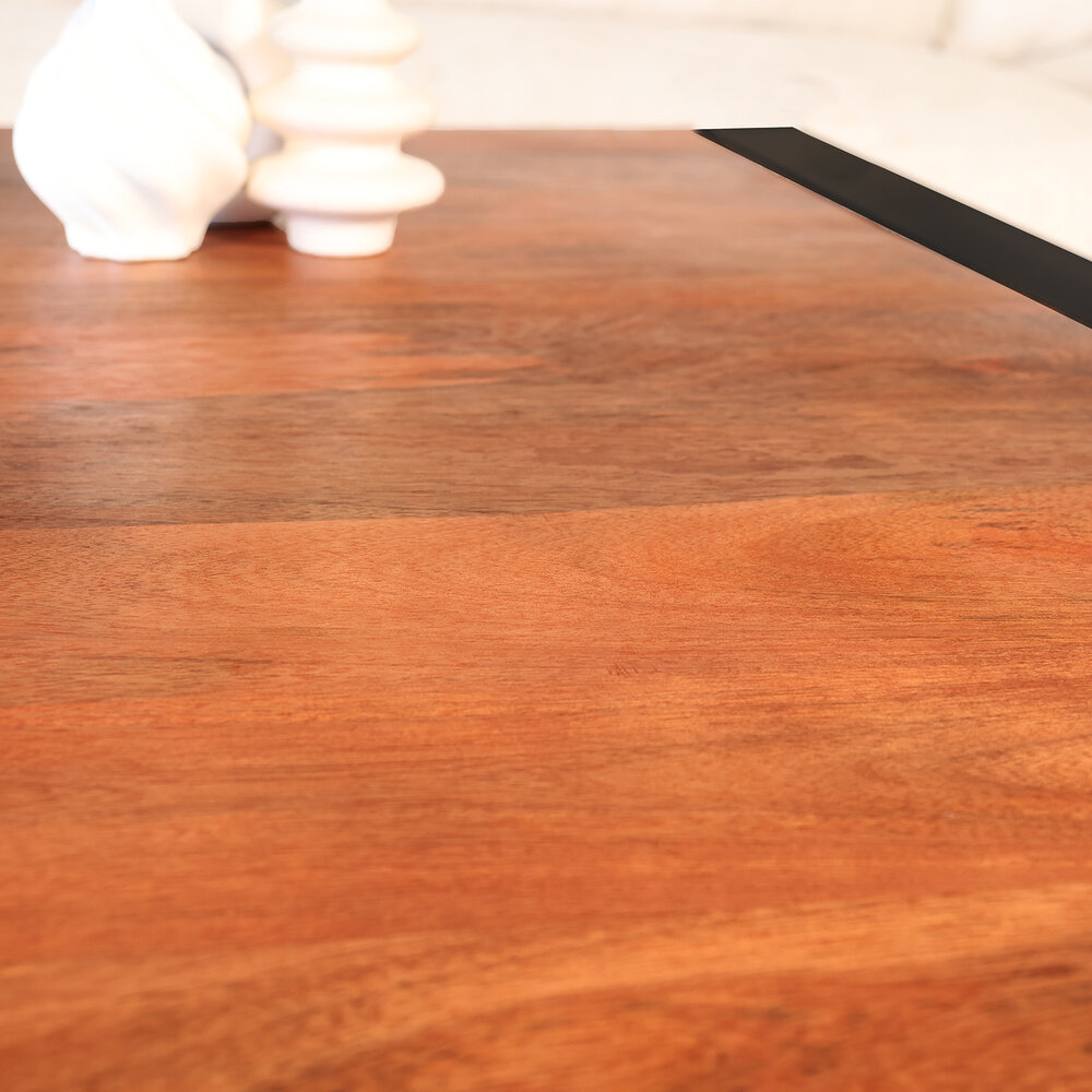 Salontafel 90cm Violet mangohout bruin Salontafel 90cm Violet mangohout bruin