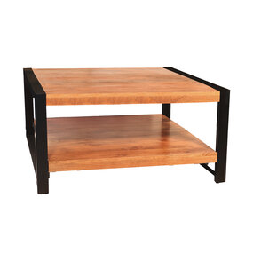 Lizzely Garden & Living Salontafel vierkant bruin mangohout 90cm Violet Lizzely Garden & Living Salontafel vierkant bruin mangohout 90cm Violet