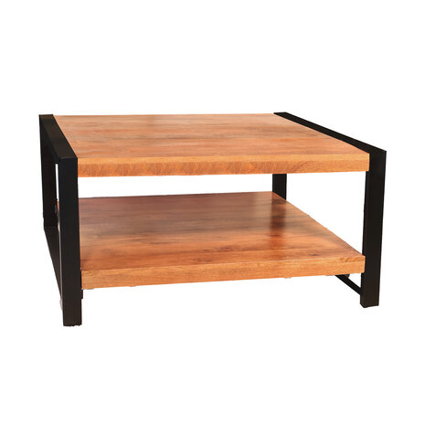 Lizzely Garden & Living Salontafel 90cm Violet mangohout bruin Lizzely Garden & Living Salontafel 90cm Violet mangohout bruin