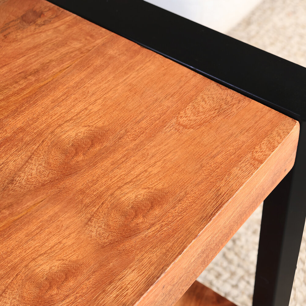 Salontafel 90cm Violet mangohout bruin Salontafel 90cm Violet mangohout bruin