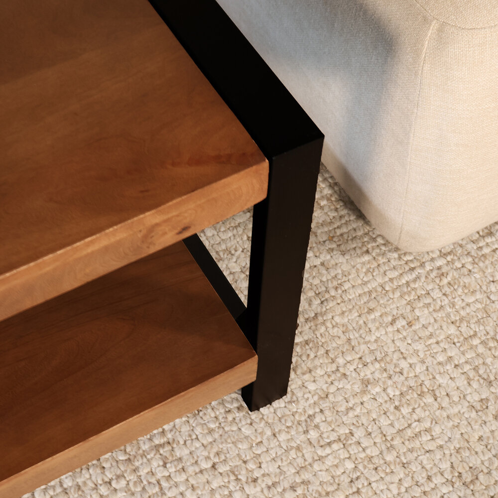 Salontafel 120cm Lotus mangohout walnoot Salontafel 120cm Lotus mangohout walnoot