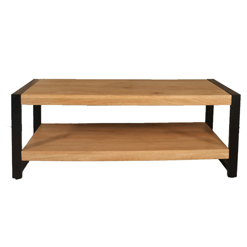 Salontafel 120cm Lotus mangohout lichtbruin Salontafel 120cm Lotus mangohout lichtbruin