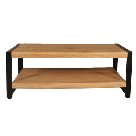 Lizzely Garden & Living Salontafel 120cm Lotus mangohout lichtbruin Lizzely Garden & Living Salontafel 120cm Lotus mangohout lichtbruin