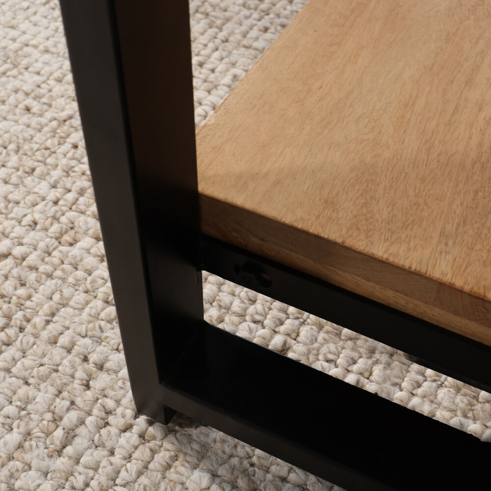 Salontafel 120cm Lotus mangohout lichtbruin Salontafel 120cm Lotus mangohout lichtbruin