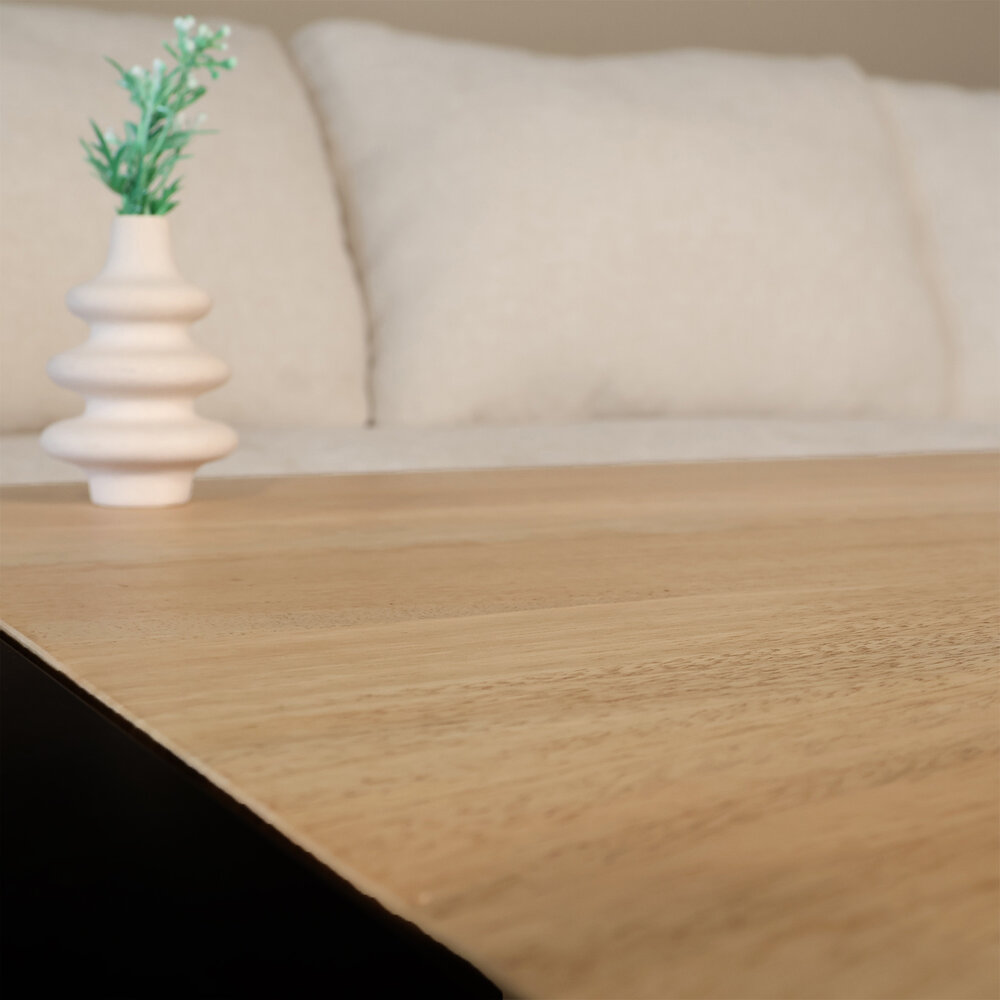 Salontafel 120cm Lotus mangohout lichtbruin Salontafel 120cm Lotus mangohout lichtbruin