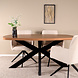 Lizzely Garden & Living Eettafel Leco deens ovaal 160cm eiken melamine Lizzely Garden & Living Eettafel Leco deens ovaal 160cm eiken melamine