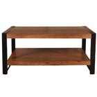 Salontafel rechthoekig walnoot mangohout 100cm Lotus Salontafel rechthoekig walnoot mangohout 100cm Lotus