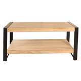 Lizzely Garden & Living Salontafel rechthoekig lichtbruin mangohout 100cm Lotus Lizzely Garden & Living Salontafel rechthoekig lichtbruin mangohout 100cm Lotus