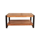 Lizzely Garden & Living Salontafel rechthoekig bruin mangohout 100cm Lotus Lizzely Garden & Living Salontafel rechthoekig bruin mangohout 100cm Lotus