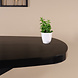 Lizzely Garden & Living Eettafel Leco deens ovaal 160cm zwart melamine Lizzely Garden & Living Eettafel Leco deens ovaal 160cm zwart melamine