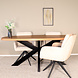 Lizzely Garden & Living Eettafel Leco deens ovaal 180cm eiken melamine Lizzely Garden & Living Eettafel Leco deens ovaal 180cm eiken melamine