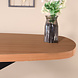 Lizzely Garden & Living Eettafel Leco deens ovaal 180cm eiken melamine Lizzely Garden & Living Eettafel Leco deens ovaal 180cm eiken melamine