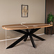 Lizzely Garden & Living Eettafel Leco deens ovaal 200cm eiken melamine Lizzely Garden & Living Eettafel Leco deens ovaal 200cm eiken melamine