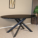 Lizzely Garden & Living Eettafel ovaal 180cm Twist zwart ovale eettafel Lizzely Garden & Living Eettafel ovaal 180cm Twist zwart ovale eettafel
