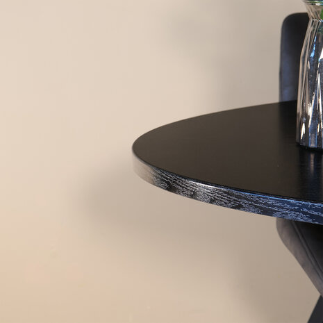 Lizzely Garden & Living Eettafel ovaal 180cm Twist zwart ovale eettafel Lizzely Garden & Living Eettafel ovaal 180cm Twist zwart ovale eettafel