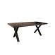 Lizzely Garden & Living Eettafel  Xavier 200x100cm X-poot zwart Lizzely Garden & Living Eettafel  Xavier 200x100cm X-poot zwart
