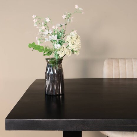 Lizzely Garden & Living Eettafel  Xavier 200x100cm X-poot zwart Lizzely Garden & Living Eettafel  Xavier 200x100cm X-poot zwart