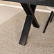Lizzely Garden & Living Eettafel  Xavier 200x100cm X-poot zwart Lizzely Garden & Living Eettafel  Xavier 200x100cm X-poot zwart