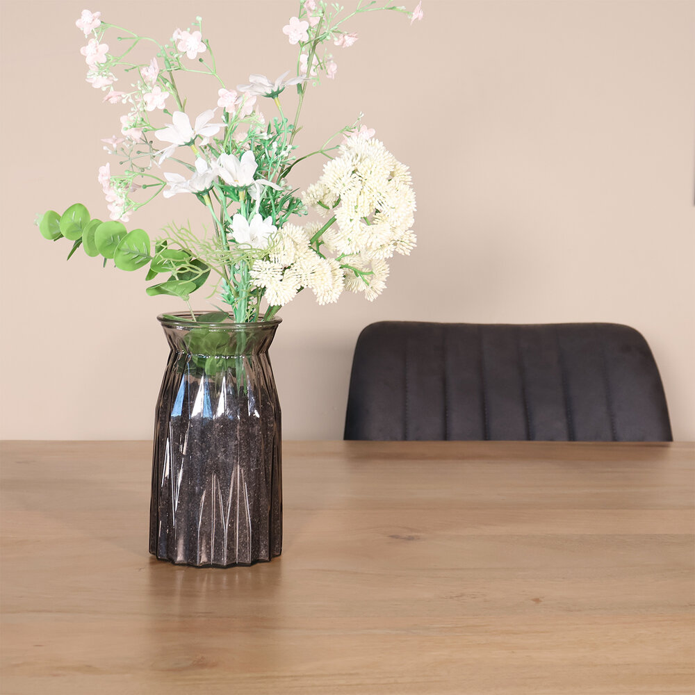 Eettafel Xavier 200x100cm X-poot lichtbruin Eettafel Xavier 200x100cm X-poot lichtbruin