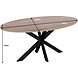 Lizzely Garden & Living Eettafel ovaal 180cm Rato naturel ovale tafel Lizzely Garden & Living Eettafel ovaal 180cm Rato naturel ovale tafel