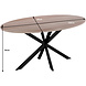 Lizzely Garden & Living Eettafel ovaal 160cm Rato naturel ovale tafel Lizzely Garden & Living Eettafel ovaal 160cm Rato naturel ovale tafel