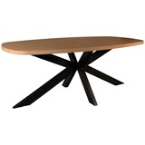 Lizzely Garden & Living Eettafel Leco deens ovaal 300cm eiken melamine Lizzely Garden & Living Eettafel Leco deens ovaal 300cm eiken melamine