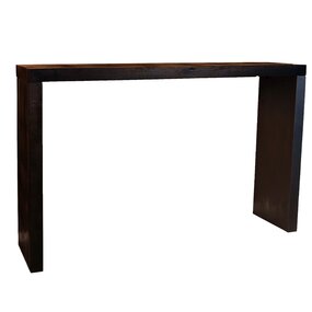 Lizzely Garden & Living Bijzettafel 120cm mangohout Randy zwart