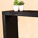 Lizzely Garden & Living Bijzettafel mangohout Randy 120cm zwart Lizzely Garden & Living Bijzettafel mangohout Randy 120cm zwart