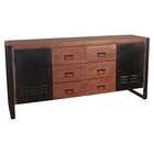 Dressoir mangohout 180cm walnoot Jazzy