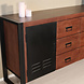 Lizzely Garden & Living 	Dressoir mangohout Jazzy walnoot industrieel 180x85cm Lizzely Garden & Living 	Dressoir mangohout Jazzy walnoot industrieel 180x85cm